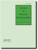 Journal of Physical Oceanography